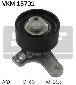 VKM15701 SKF Ролик ременя грм натяжний CHEVROLET/OPEL Captiva/Cruze/Epica/Antara ''2,0D ''06>>
